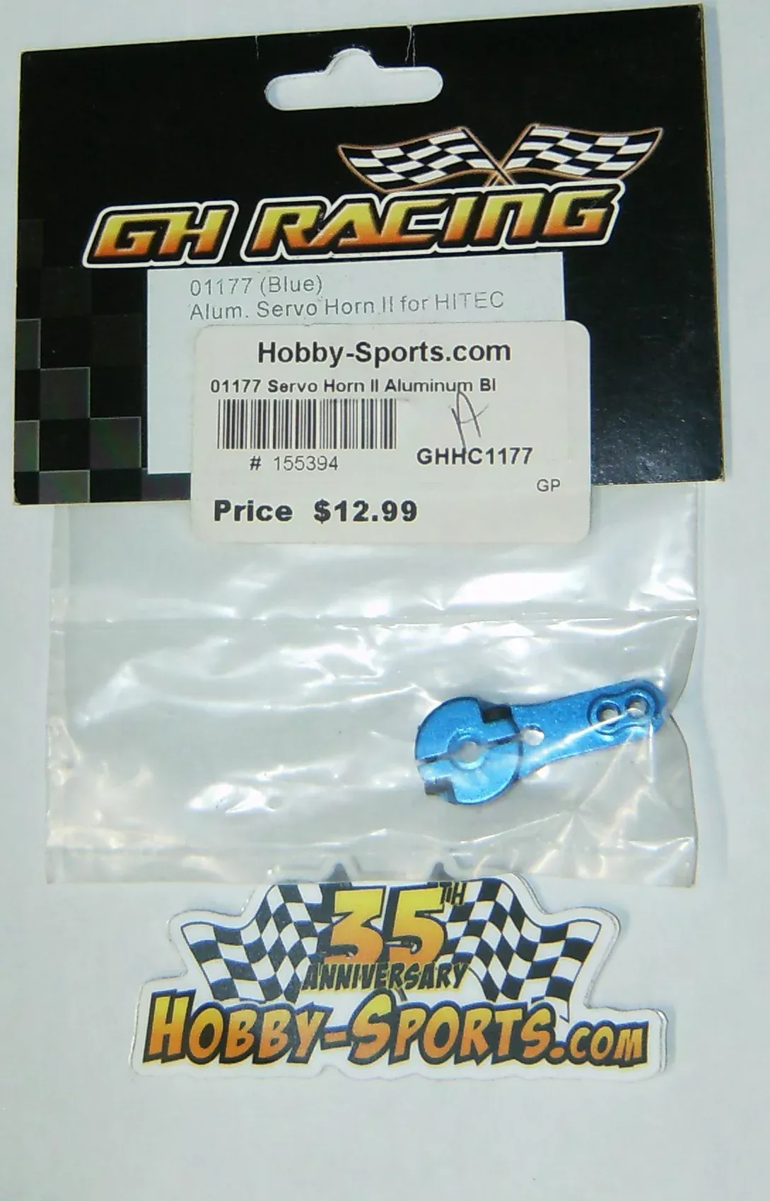 01177 Servo Horn II Aluminum Bl