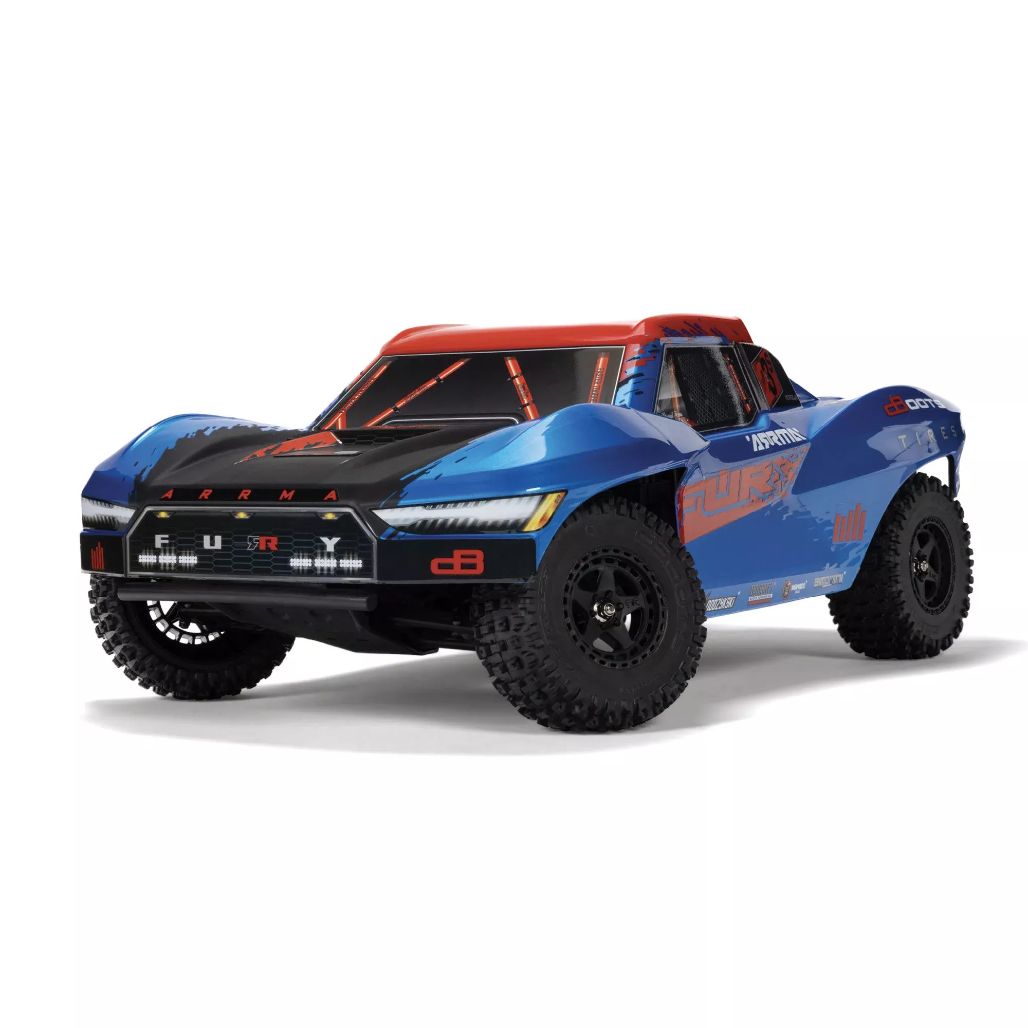 1-10-fury-223s-blx-brushless-2wd-short-course-truck-rtr-with-dsc-arrma-ara3521 1/10 FURY 223S BLX Brushless 2WD Short Course Truck RTR with DSC, Arrma, ARA3521