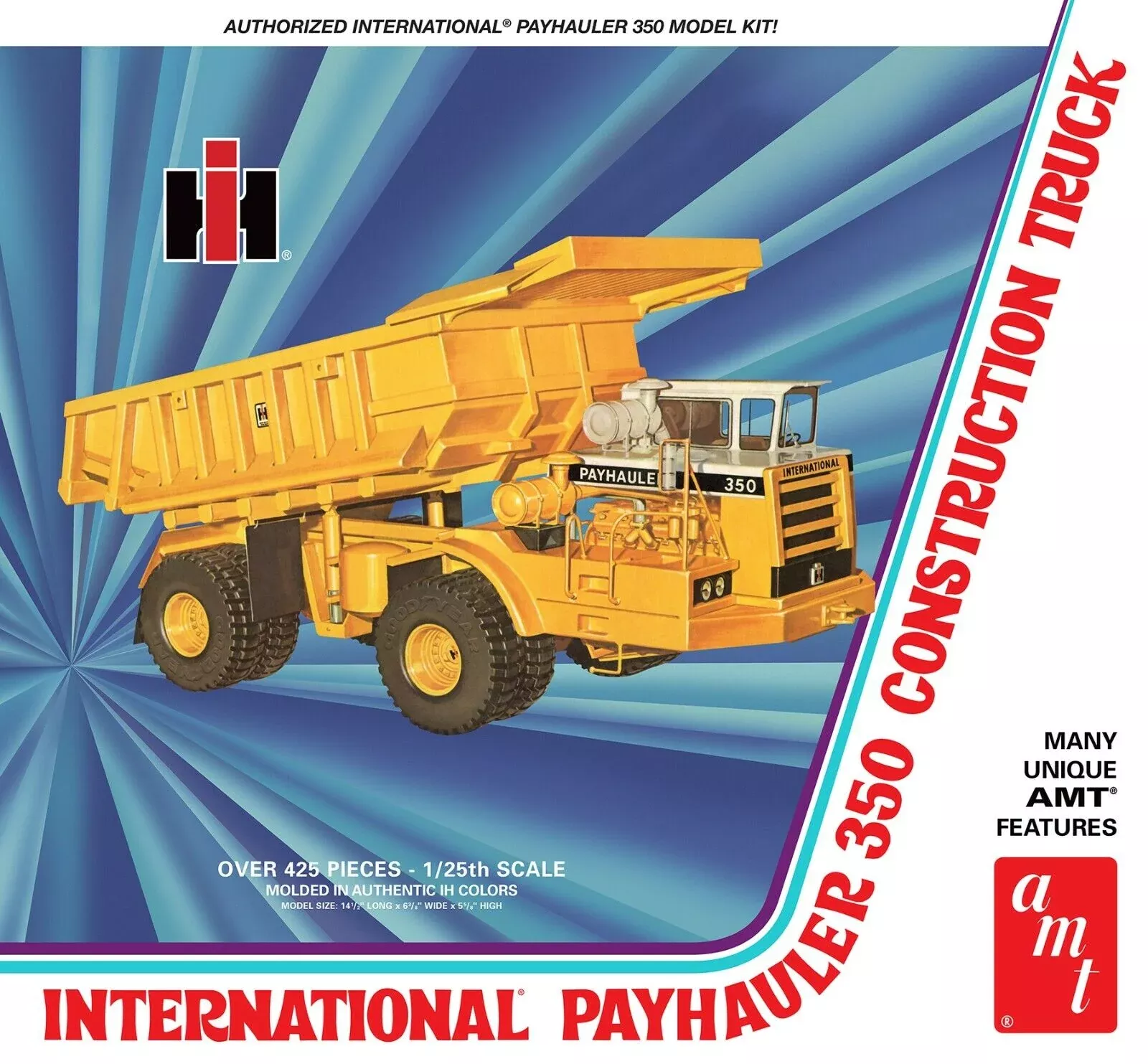 1-25-amt-international-payhauler-350-dump-truck-plastic-model-kit 1:25 AMT INTERNATIONAL Payhauler 350 Dump Truck Plastic Model Kit