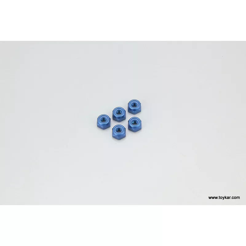 1-n3033na-b-nut-m3x3-3-nylon-aluminium-b 1-N3033NA-B Nut(M3x3.3) Nylon (Aluminium/B