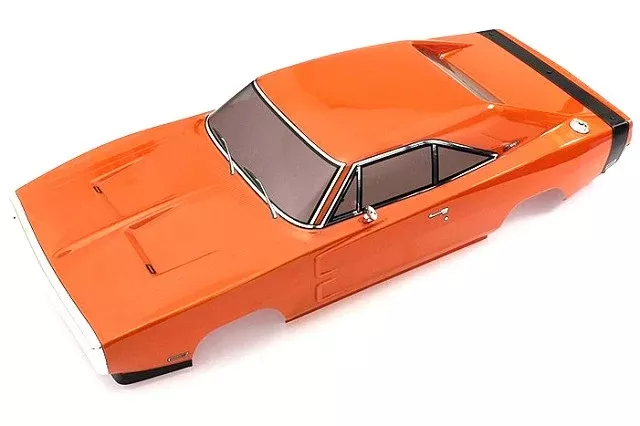 1970 Dodge Charger Hemi Orange Pre-Painted Body Set for Fazer MK2 FZ02L | Kyosho