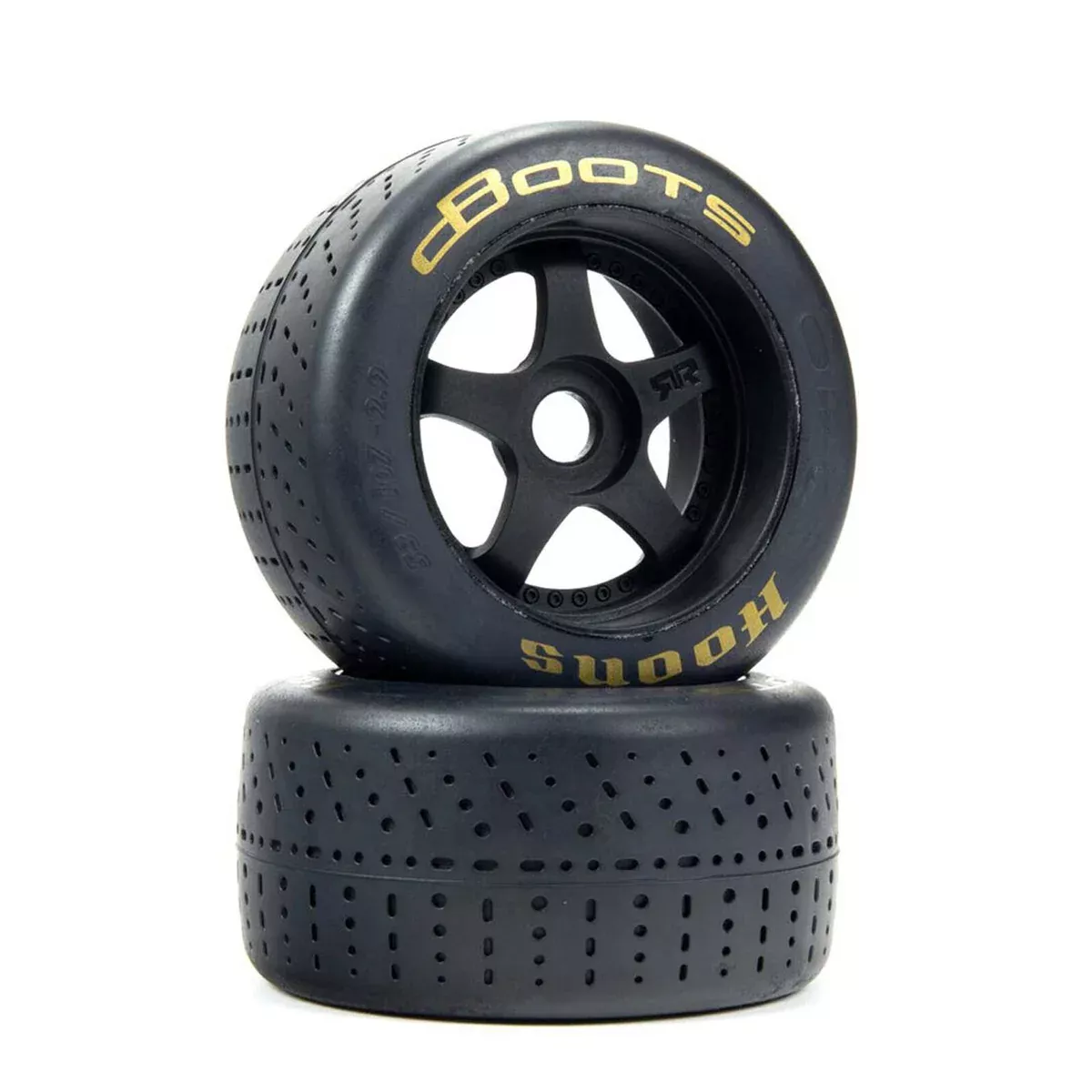 Arrma dBoots Hoons 53/100 2.9 Tire Set Gold 5-Spoke (2)