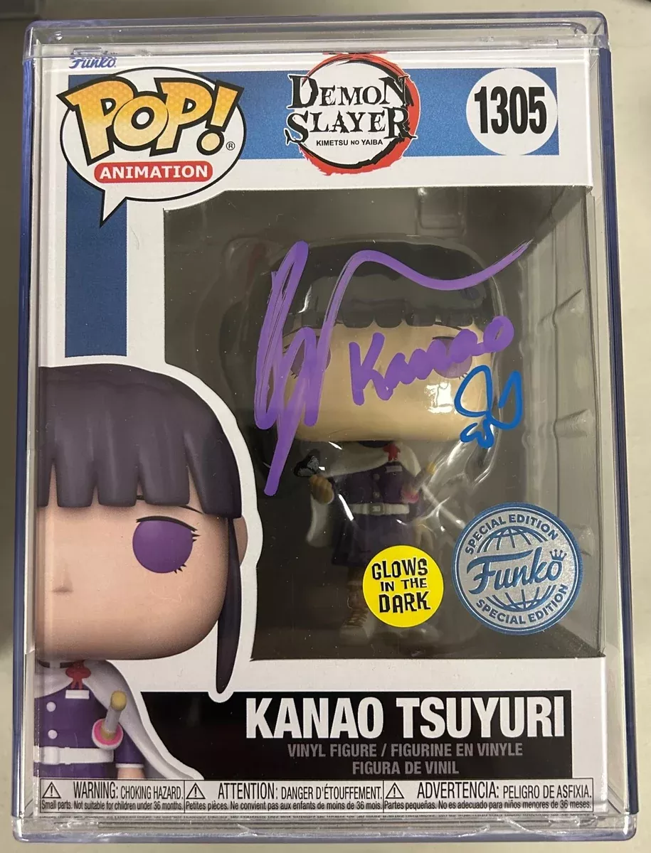 autographed-by-brianna-knickerbocker-funko-pop-animation-demon-slayer-kanao-tsuy AUTOGRAPHED by Brianna Knickerbocker Funko Pop! Animation: Demon Slayer - Kanao Tsuyuri (Glow in the Dark) (Barnes & Noble) (JSA Cert) #1305
