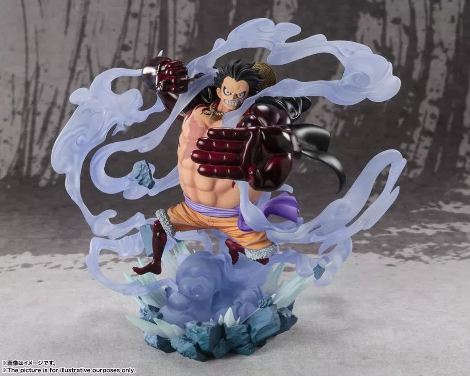 (DAMAGED) One Piece FiguartsZERO Extra Battle Monkey D. Luffy (Gear 4) Battle of Monsters on Onigashima