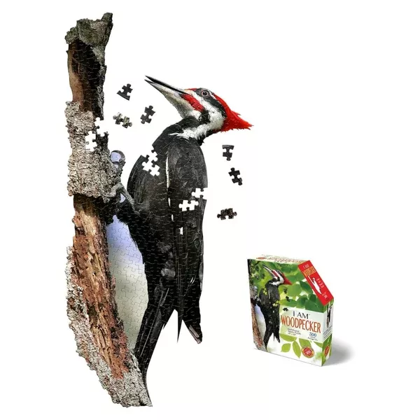 I AM Woodpecker 300 Piece Shaped Puzzle