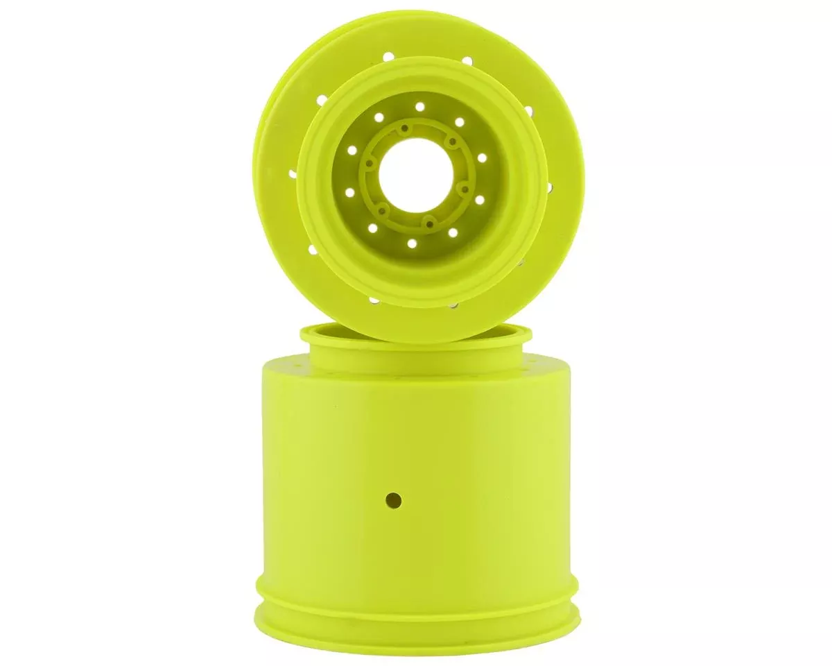 JConcepts Aggressor 2.6x3.8" Monster Truck Wheel (Yellow) (2) w/17mm Hex