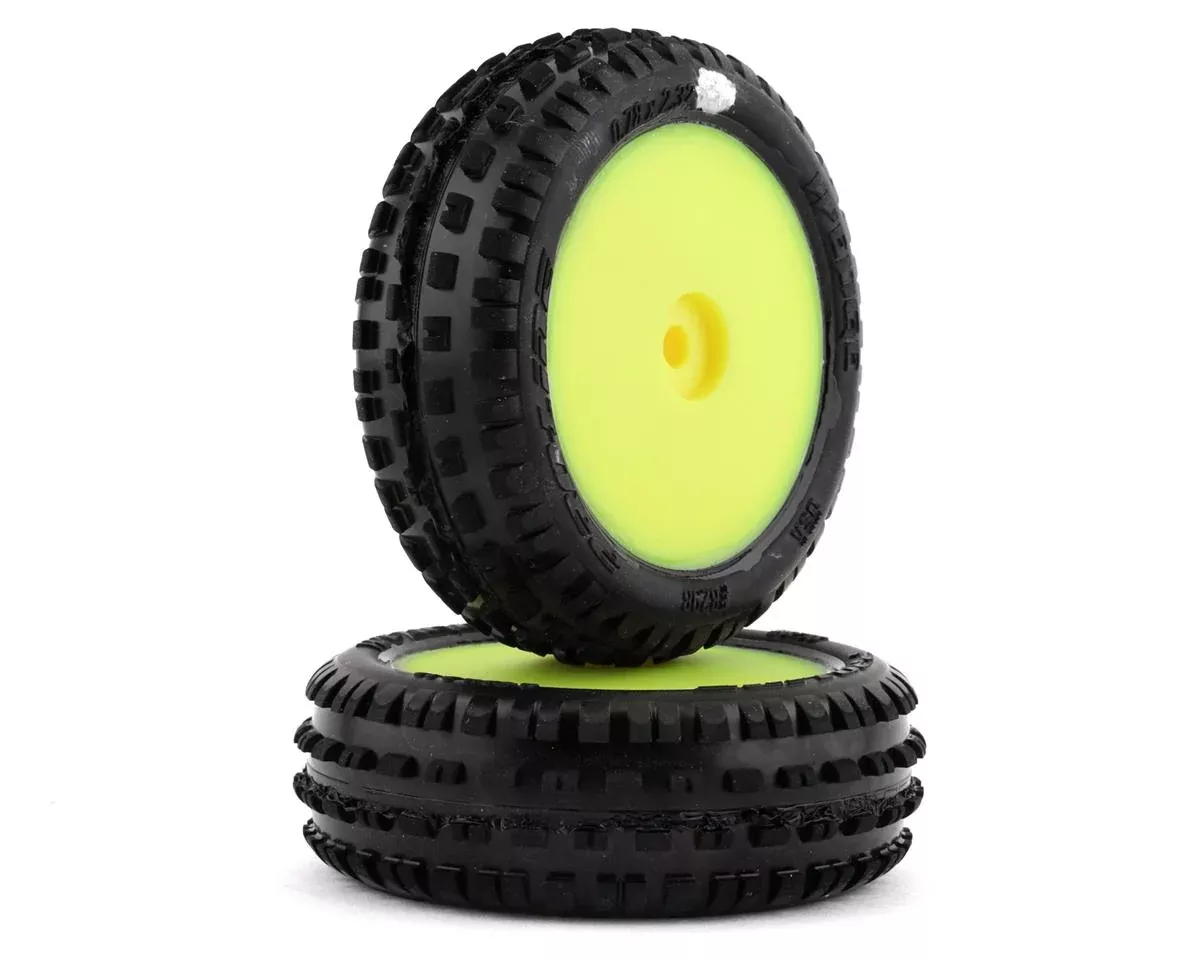pro-line-mini-b-front-pre-mounted-wedge-carpet-tire-yellow-2-z3 Pro-Line Mini-B Front Pre-Mounted Wedge Carpet Tire (Yellow) (2) (Z3)