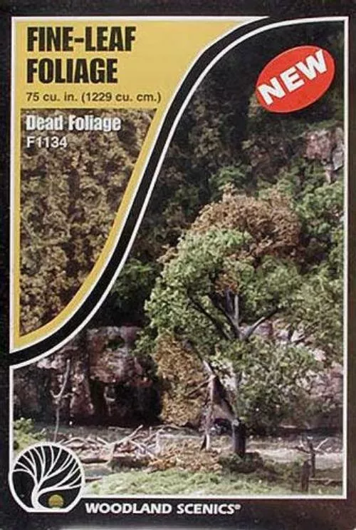 woodland-scenics-f1134-fine-leaf-foliage-dead-bag-train-scenery Woodland Scenics F1134 Fine Leaf Foliage Dead Bag Train Scenery