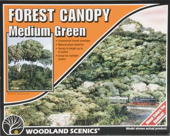 woodland-scenics-f1661-n-ho-forest-canopy-medium-green Woodland Scenics F1661 N/HO Forest Canopy Medium Green