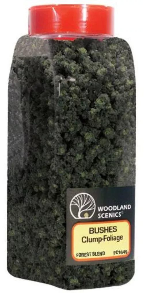 woodland-scenics-fc1649-n-ho-bushes-shaker-forest-blend-32-oz-train-scenery Woodland Scenics FC1649 N/HO Bushes Shaker Forest Blend 32 oz Train Scenery