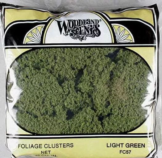 woodland-scenics-fc58-n-ho-foliage-cluster-medium-green-train-scenery Woodland Scenics FC58 N/HO Foliage Cluster Medium Green Train Scenery