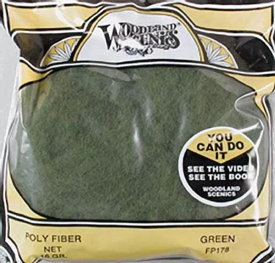 woodland-scenics-fp178-polyfiber-green-bag-train-scenery Woodland Scenics FP178 Polyfiber Green Bag Train Scenery