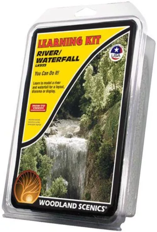 woodland-scenics-lk955-n-ho-river-waterfall-learning-kit-train-scenery Woodland Scenics LK955 N/HO River/Waterfall Learning Kit Train Scenery