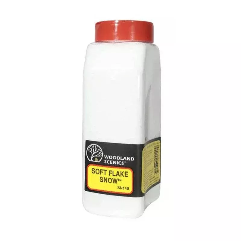 Woodland Scenics SN140 N/HO Soft Flake Snow 32 oz Train Scenery