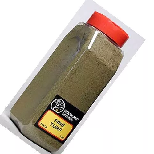 woodland-scenics-t1342-turf-fine-earth-32-oz-train-scenery Woodland Scenics T1342 Turf Fine Earth 32 oz Train Scenery