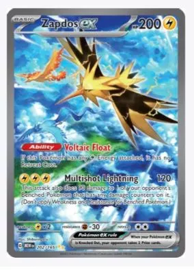 Zapdos ex (Special Illustration Rare) SV: Scarlet and Violet 151 #202/165