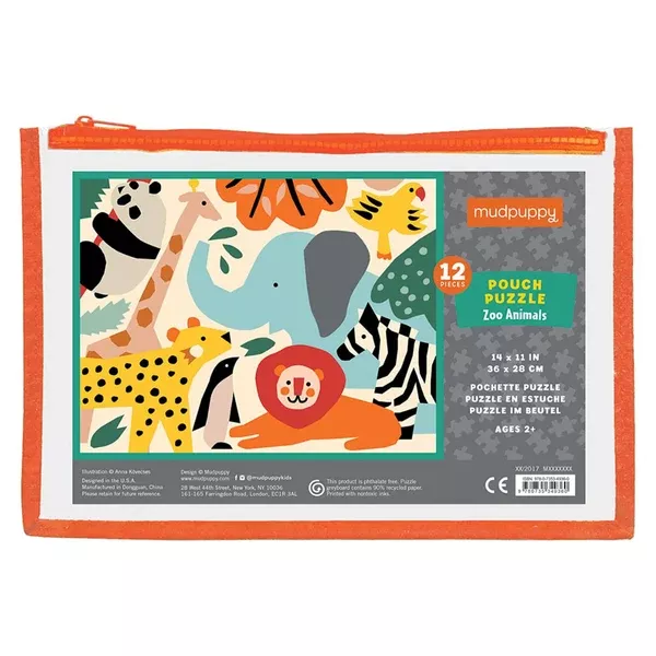zoo-animals-12-piece-pouch-puzzle Zoo Animals 12 Piece Pouch Puzzle