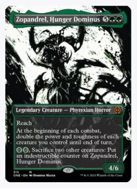 zopandrel-hunger-dominus-showcase-foil-phyrexia-all-will-be-one-315 Zopandrel, Hunger Dominus (Showcase) (Foil) - Phyrexia: All Will Be One - #315